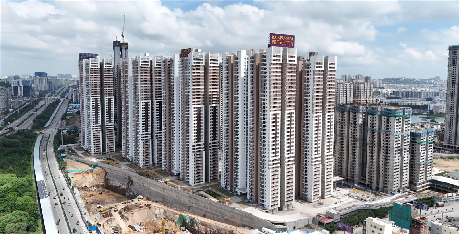 Rajapushpa Provincia residential towers in Narsingi, Hyderabad